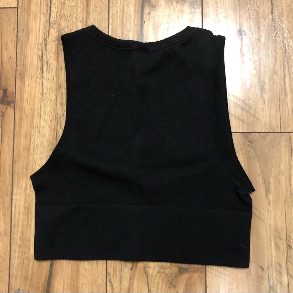 Savvi black crop top